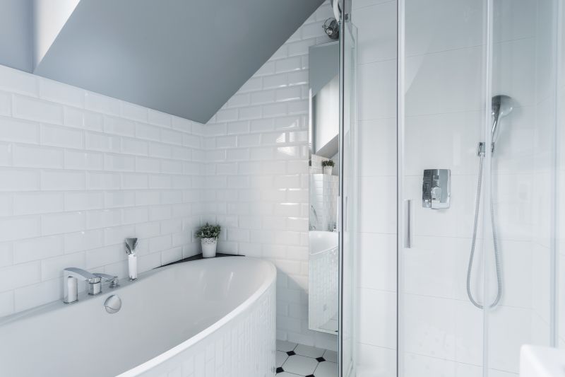 Walk-In Shower with Tile Accents